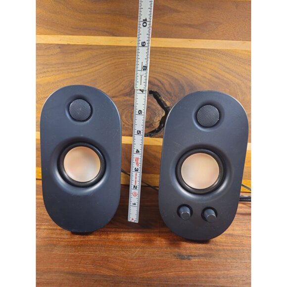 Surf Onn. PC Stereo Speakers With 3.5mm Input Jack & Bass Controls - Picture 4 of 11